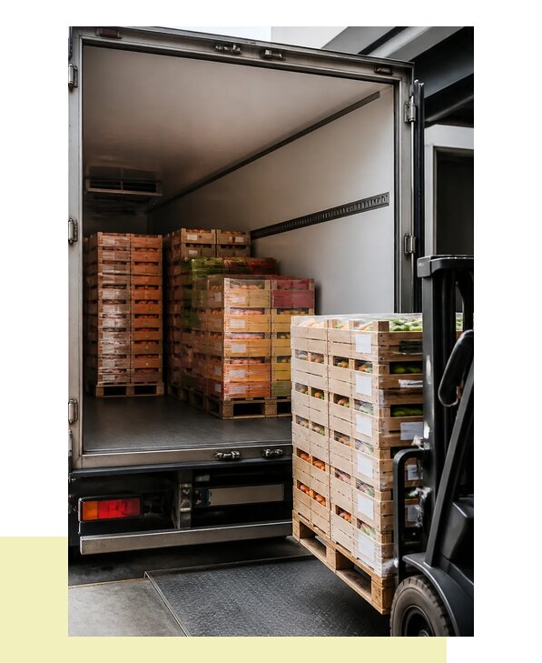 Перевозка сельхозпродукции на паллетах с доставкой в Камышин